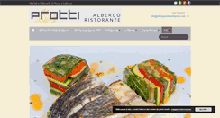Desktop Screenshot of albergoristoranteprotti.com