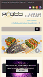 Mobile Screenshot of albergoristoranteprotti.com